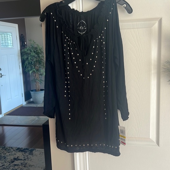 Never worn black INC blouse - Picture 1 of 6